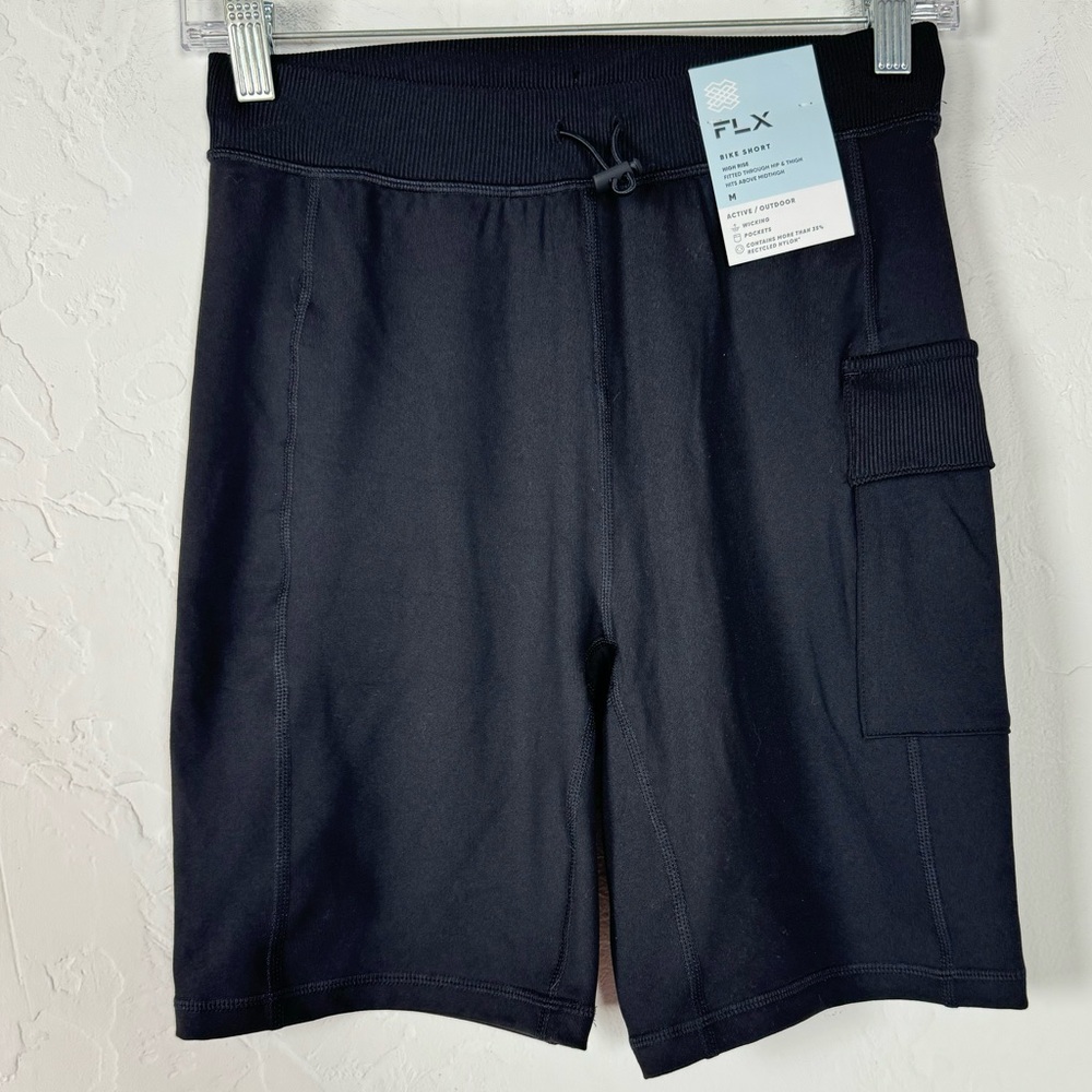 FLX Women's Black Bike Shorts